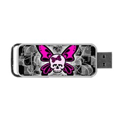 Skull Butterfly Portable USB Flash (Two Sides) from ArtsNow.com Front