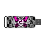 Skull Butterfly Portable USB Flash (Two Sides)