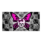 Skull Butterfly Satin Wrap