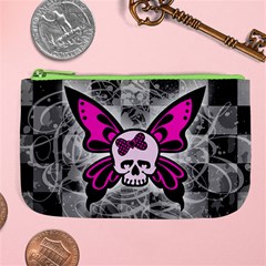 Skull Butterfly Large Coin Purse from ArtsNow.com Front