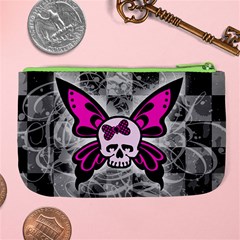 Skull Butterfly Large Coin Purse from ArtsNow.com Back