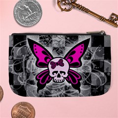 Skull Butterfly Large Coin Purse from ArtsNow.com Back