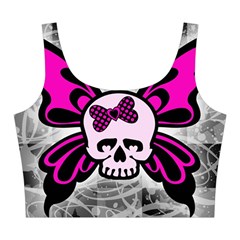 Skull Butterfly Midi Sleeveless Dress from ArtsNow.com Top Front