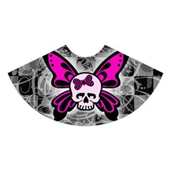 Skull Butterfly Midi Sleeveless Dress from ArtsNow.com Skirt Front