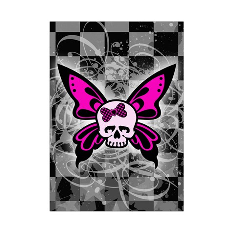 Skull Butterfly Small Tapestry from ArtsNow.com Front