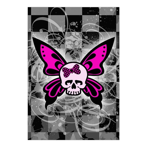 Skull Butterfly Large Tapestry from ArtsNow.com Front