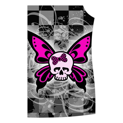 Skull Butterfly Women s Button Up Vest from ArtsNow.com Front Left