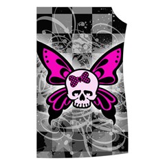 Skull Butterfly Women s Button Up Vest from ArtsNow.com Front Left