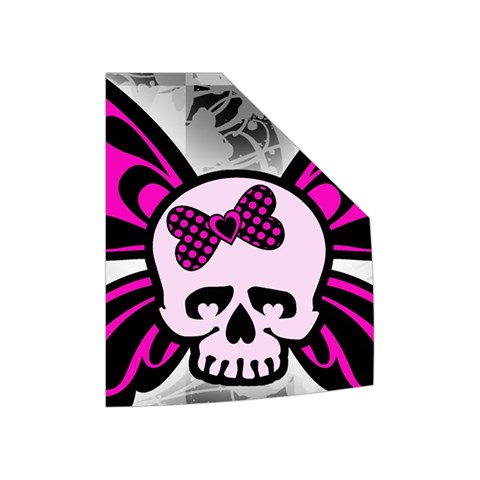 Skull Butterfly Women s Button Up Vest from ArtsNow.com Left Pocket