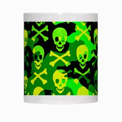 Skull Camouflage White Mug from ArtsNow.com Center