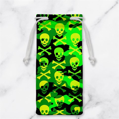 Skull Camouflage Jewelry Bag from ArtsNow.com Front