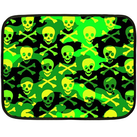Skull Camouflage Fleece Blanket (Mini) from ArtsNow.com 35 x27  Blanket