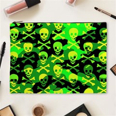 Skull Camouflage Cosmetic Bag (XL) from ArtsNow.com Front