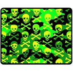 Skull Camouflage Fleece Blanket (Medium)