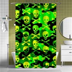 Skull Camouflage Shower Curtain 48  x 72  (Small)