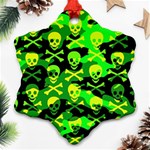 Skull Camouflage Ornament (Snowflake)