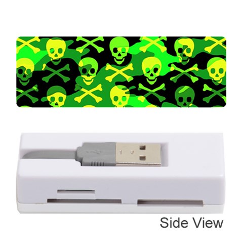 Skull Camouflage Memory Card Reader (Stick) from ArtsNow.com Front