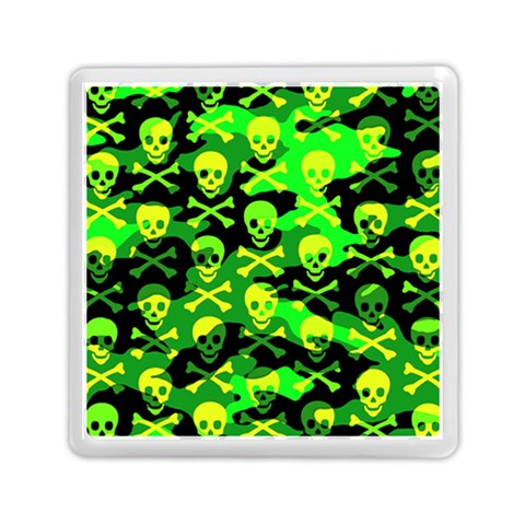 Skull Camouflage Memory Card Reader (Square) from ArtsNow.com Front