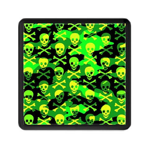 Skull Camouflage Memory Card Reader (Square) from ArtsNow.com Front