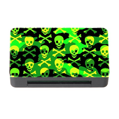 Skull Camouflage Memory Card Reader with CF from ArtsNow.com Front