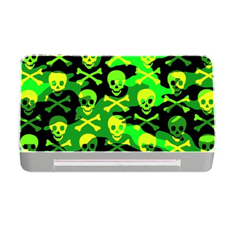 Skull Camouflage Memory Card Reader with CF from ArtsNow.com Front