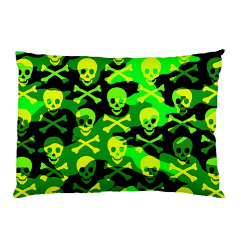 Skull Camouflage Pillow Case (Two Sides) from ArtsNow.com Front