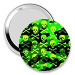 Skull Camouflage 3  Handbag Mirror