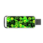 Skull Camouflage Portable USB Flash (One Side)