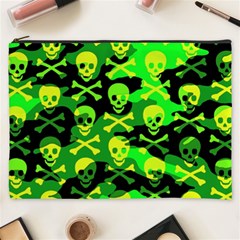 Skull Camouflage Cosmetic Bag (XXXL) from ArtsNow.com Front