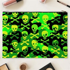 Skull Camouflage Cosmetic Bag (XXXL) from ArtsNow.com Back