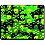 Skull Camouflage Double Sided Fleece Blanket (Medium)