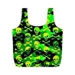 Skull Camouflage Full Print Recycle Bag (M)