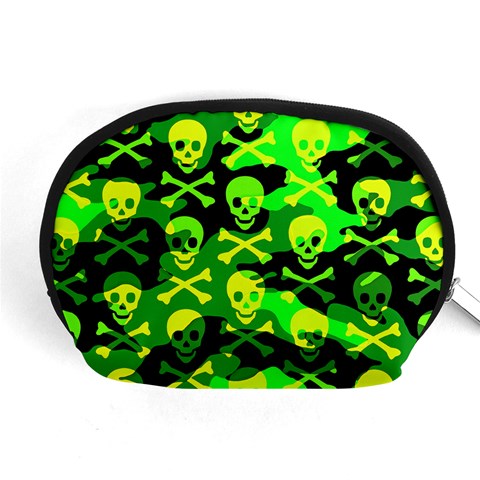 Skull Camouflage Accessory Pouch (Medium) from ArtsNow.com Front