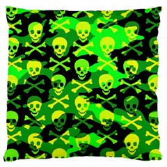 Skull Camouflage Standard Flano Cushion Case (Two Sides) from ArtsNow.com Back