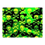 Skull Camouflage Double Sided Flano Blanket (Mini)