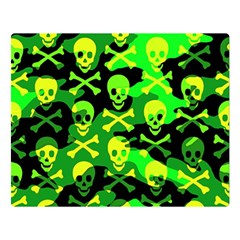 Skull Camouflage Double Sided Flano Blanket (Large) from ArtsNow.com Blanket Back