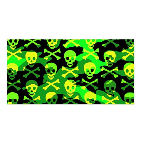 Skull Camouflage Satin Shawl from ArtsNow.com Front