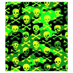 Skull Camouflage Drawstring Pouch (XXL) from ArtsNow.com Back