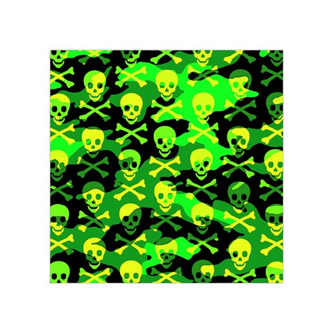 Skull Camouflage Square Tapestry (Small) from ArtsNow.com Front