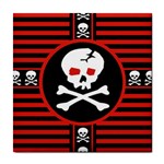 Skull Cross Tile Coaster