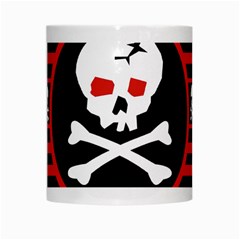 Skull Cross White Mug from ArtsNow.com Center