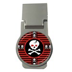 Skull Cross Money Clip (Round)