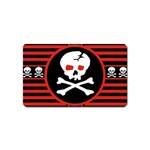 Skull Cross Magnet (Name Card)