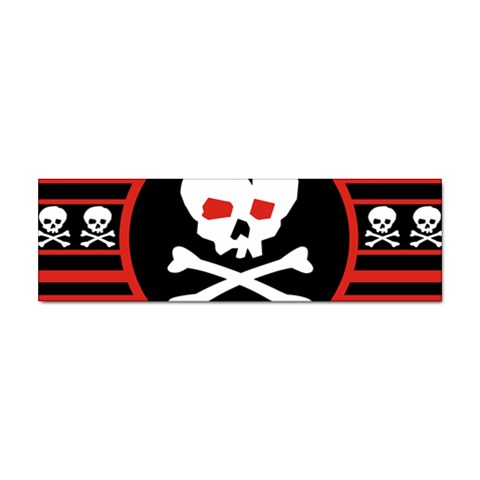 Skull Cross Sticker Bumper (100 pack) from ArtsNow.com Front