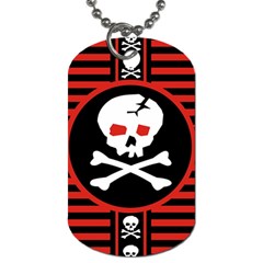 Skull Cross Dog Tag (Two Sides) from ArtsNow.com Front