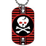 Skull Cross Dog Tag (Two Sides)