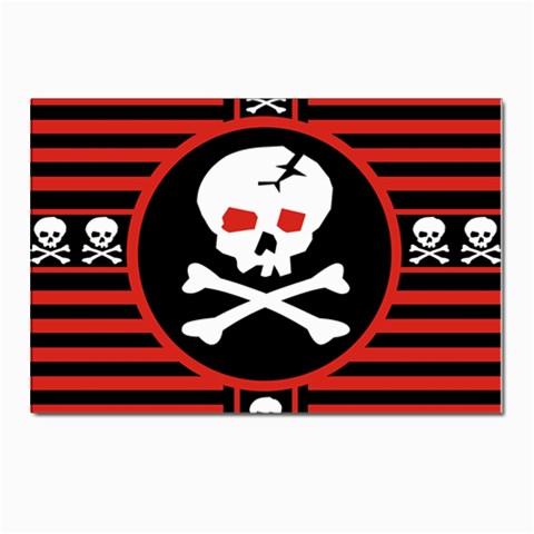 Skull Cross Postcards 5  x 7  (Pkg of 10) from ArtsNow.com Front