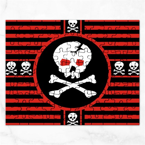 Skull Cross Jigsaw Puzzle (Rectangular) from ArtsNow.com Front