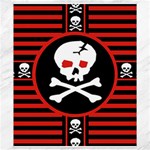 Skull Cross Canvas 8  x 10 