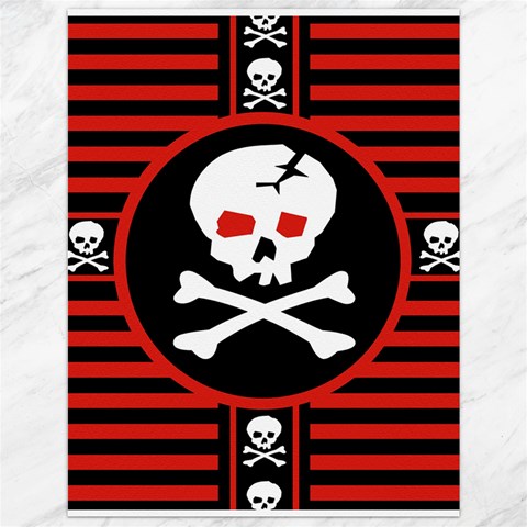Skull Cross Canvas 12  x 16  from ArtsNow.com 11.86 x15.41  Canvas - 1